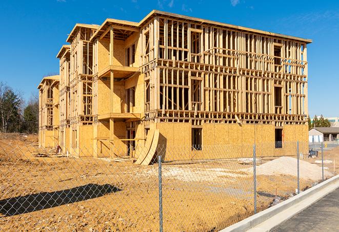 a long-lasting temporary fence helping to keep construction zones safe in Cedar Grove